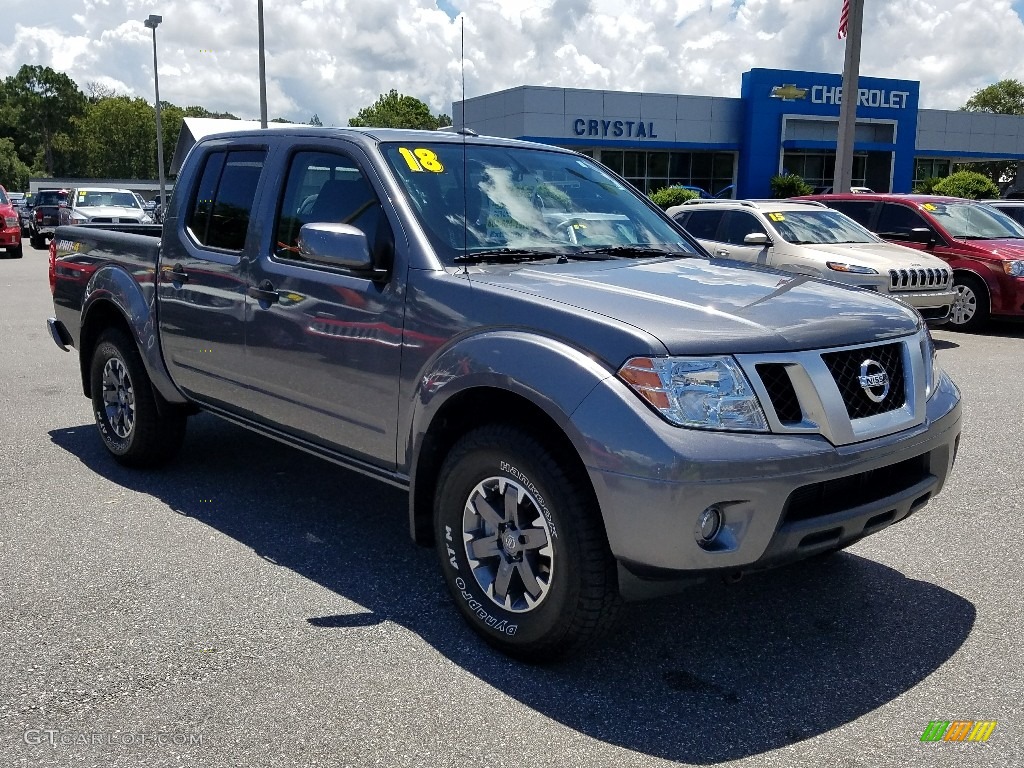 2018 Frontier Pro-4X Crew Cab 4x4 - Gun Metallic / Graphite photo #7