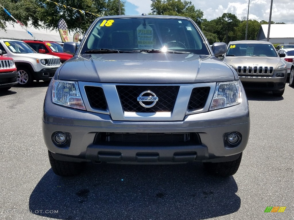 2018 Frontier Pro-4X Crew Cab 4x4 - Gun Metallic / Graphite photo #8