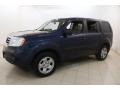 2013 Obsidian Blue Pearl Honda Pilot LX 4WD  photo #3