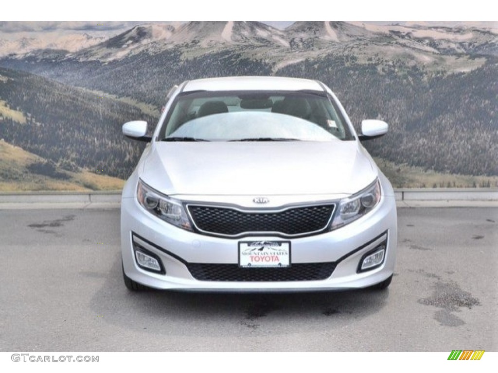 2014 Optima LX - Bright Silver / Gray photo #4