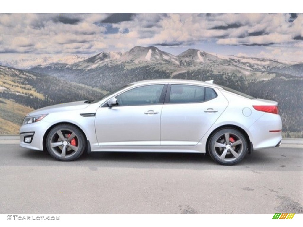 2014 Optima LX - Bright Silver / Gray photo #6