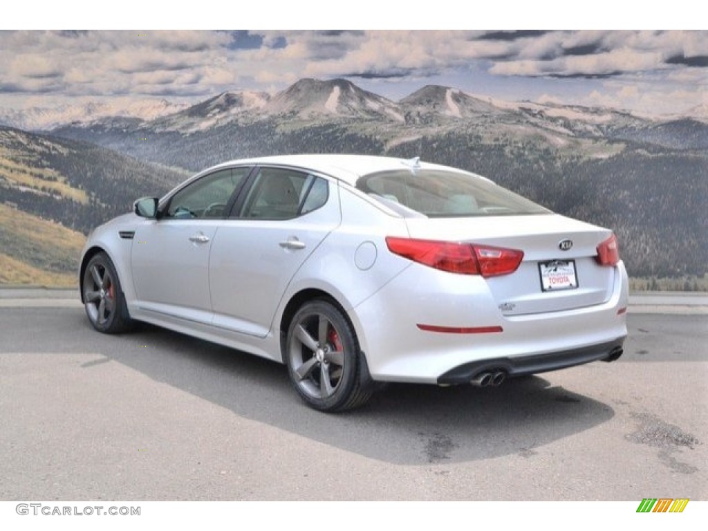 2014 Optima LX - Bright Silver / Gray photo #8