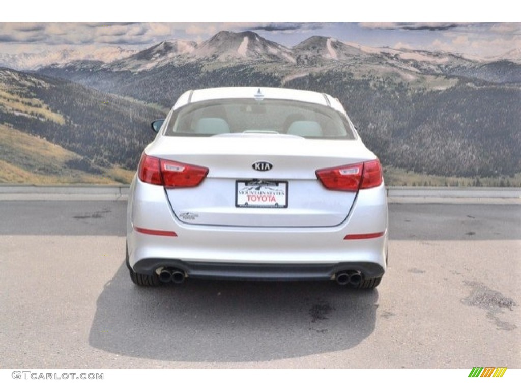 2014 Optima LX - Bright Silver / Gray photo #9