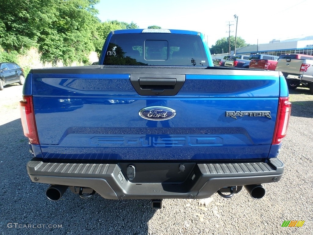 2018 F150 SVT Raptor SuperCrew 4x4 - Lightning Blue / Raptor Black photo #4