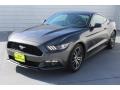 2017 Magnetic Ford Mustang Ecoboost Coupe  photo #3