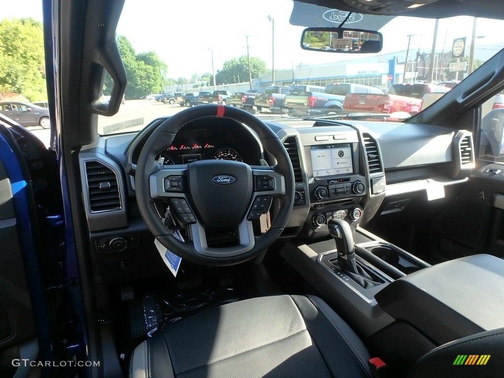 2018 Ford F150 SVT Raptor SuperCrew 4x4 Raptor Black Dashboard Photo #127759193