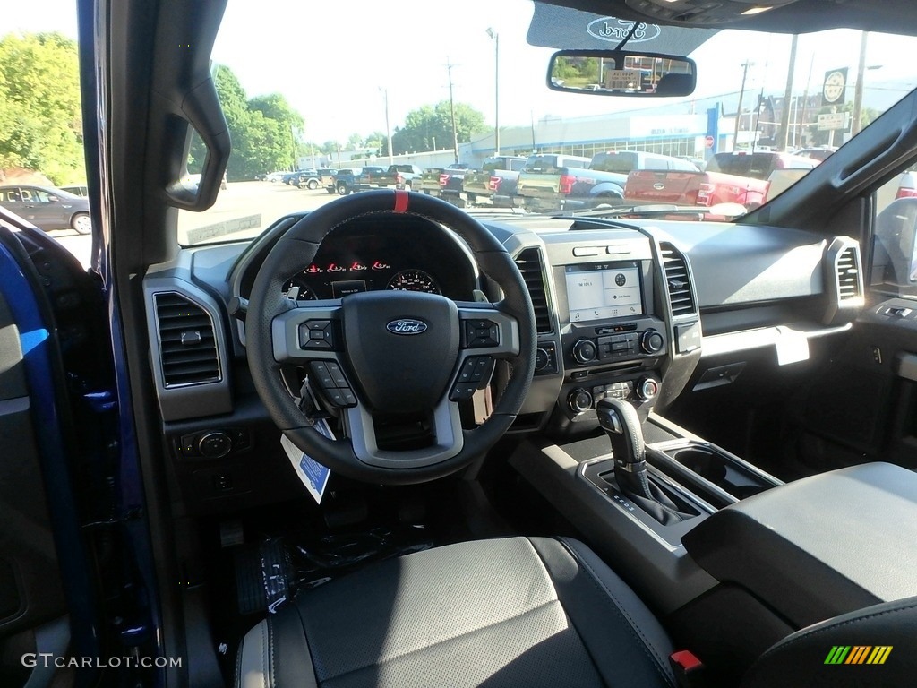 2018 F150 SVT Raptor SuperCrew 4x4 - Lightning Blue / Raptor Black photo #12