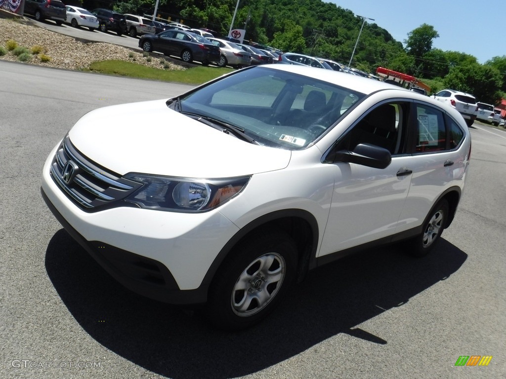 2014 CR-V LX AWD - White Diamond Pearl / Gray photo #5