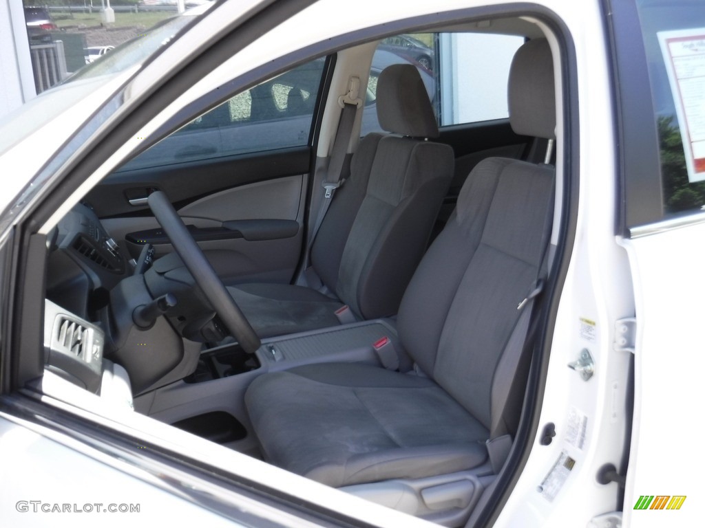 2014 CR-V LX AWD - White Diamond Pearl / Gray photo #14