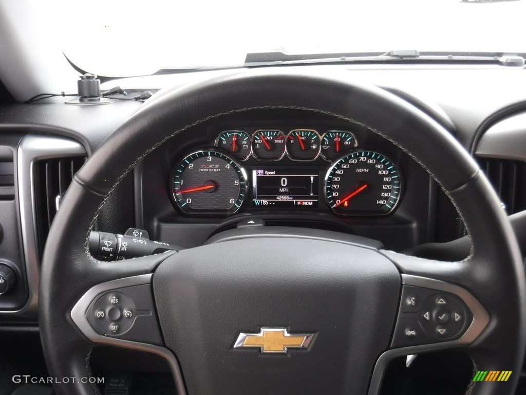 2016 Silverado 1500 LT Crew Cab 4x4 - Tungsten Metallic / Jet Black photo #25