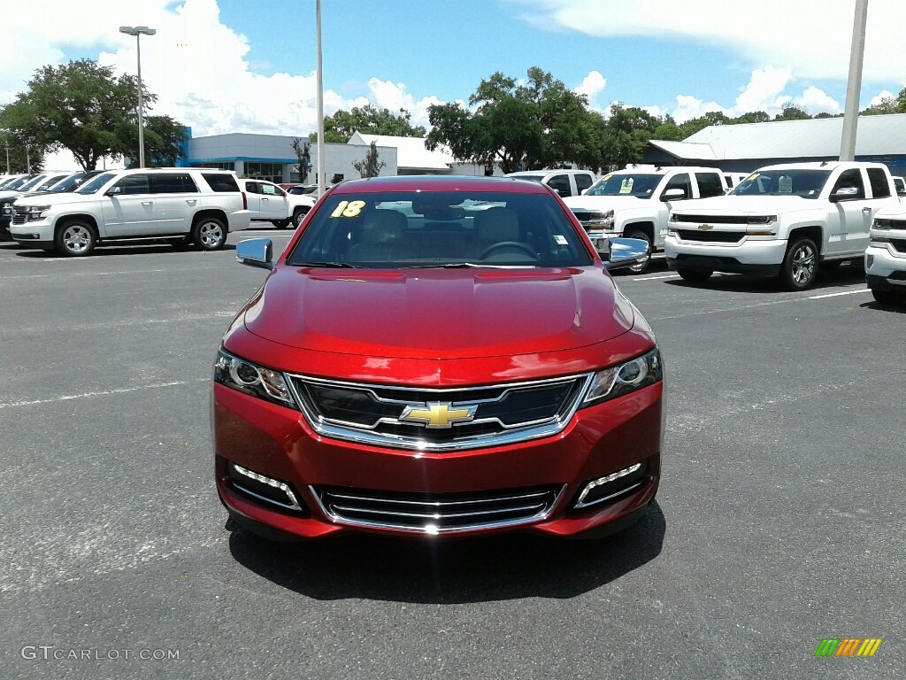 2018 Impala Premier - Cajun Red Tintcoat / Jet Black/Light Wheat photo #8
