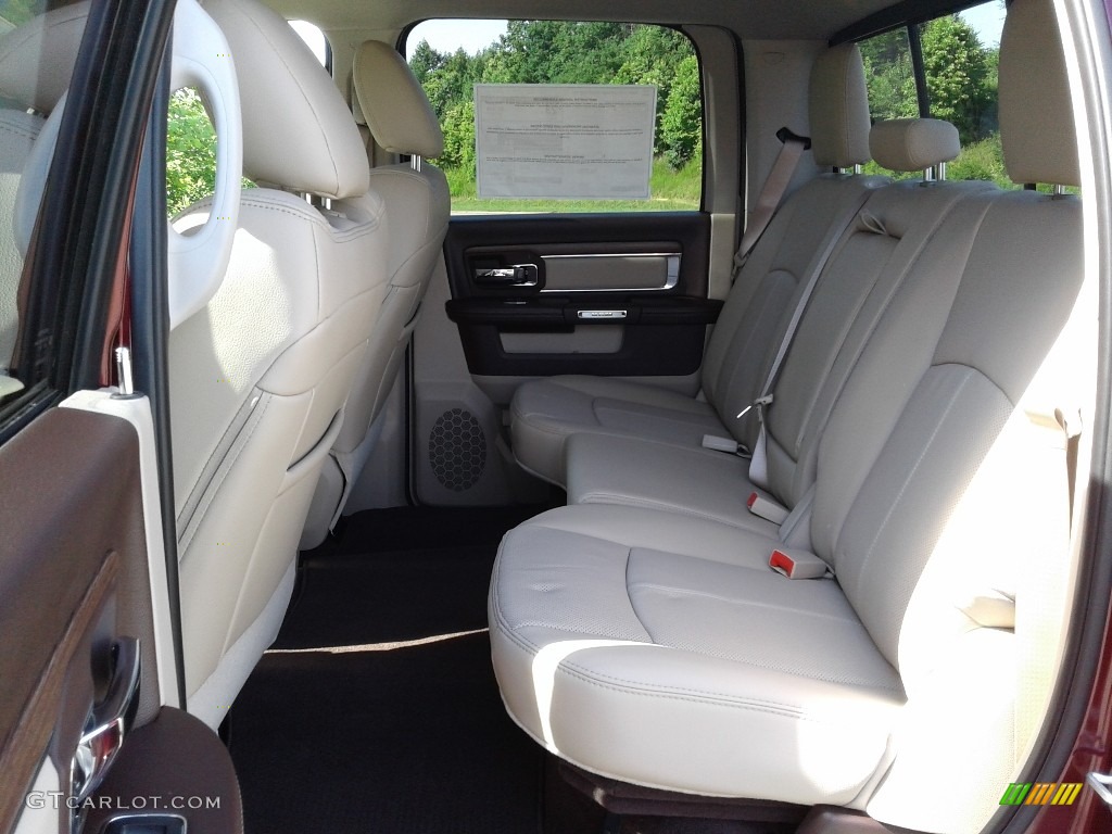 2018 1500 Laramie Crew Cab 4x4 - Delmonico Red Pearl / Canyon Brown/Light Frost Beige photo #11