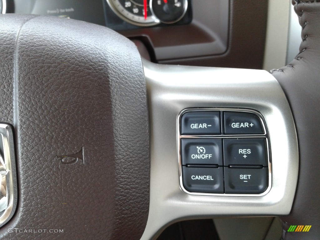 2018 1500 Laramie Crew Cab 4x4 - Delmonico Red Pearl / Canyon Brown/Light Frost Beige photo #18