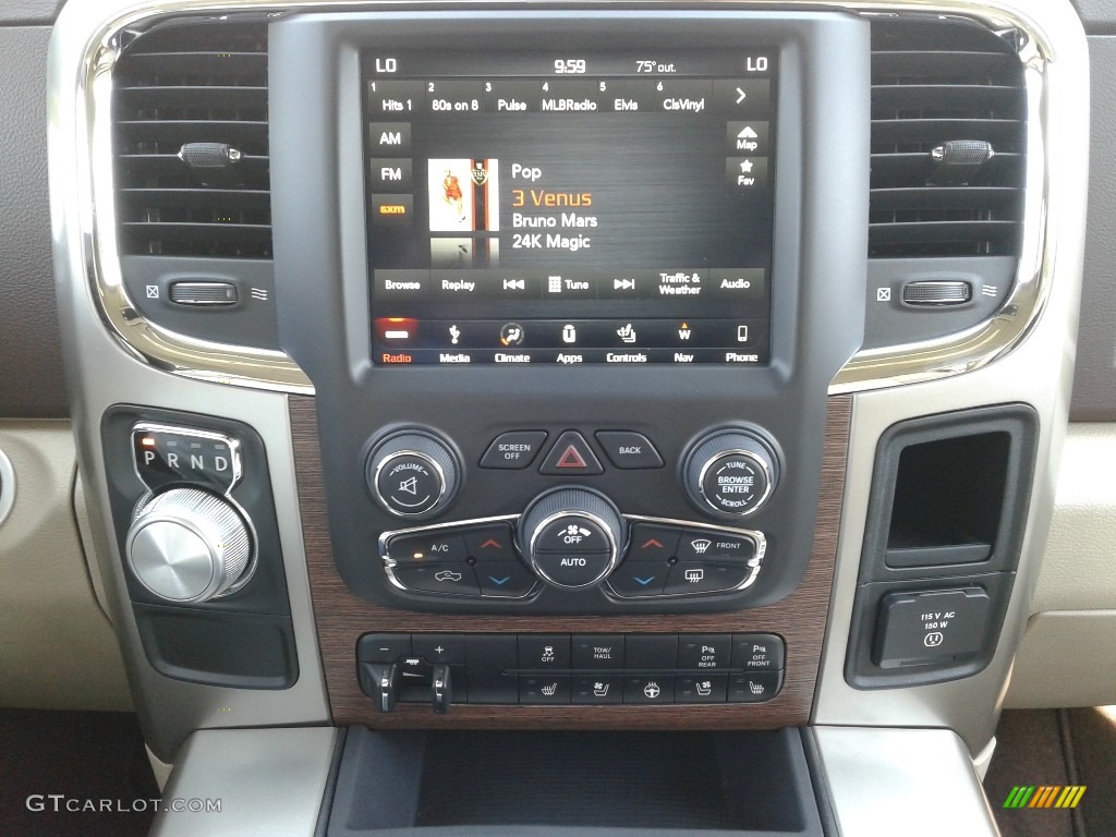 2018 1500 Laramie Crew Cab 4x4 - Delmonico Red Pearl / Canyon Brown/Light Frost Beige photo #20
