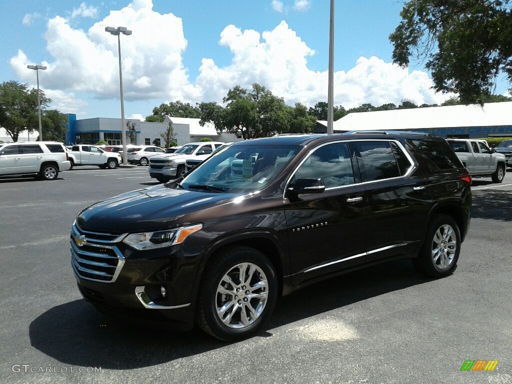 2018 Sable Brown Metallic Chevrolet Traverse High Country