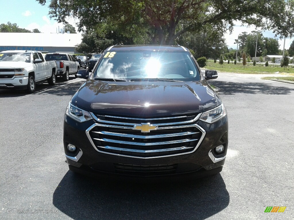 2018 Traverse High Country AWD - Sable Brown Metallic / High Country Jet Black/Loft Brown photo #8