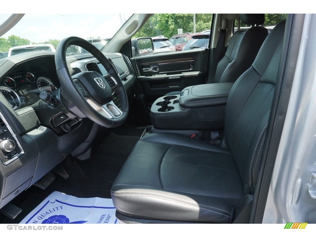 2018 1500 Laramie Crew Cab 4x4 - Bright Silver Metallic / Black photo #4