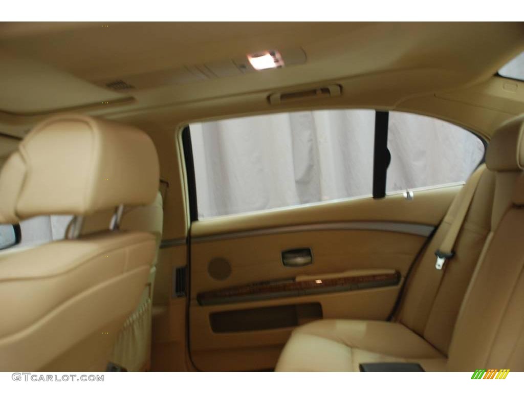 2007 7 Series 750Li Sedan - Monaco Blue Metallic / Beige photo #11