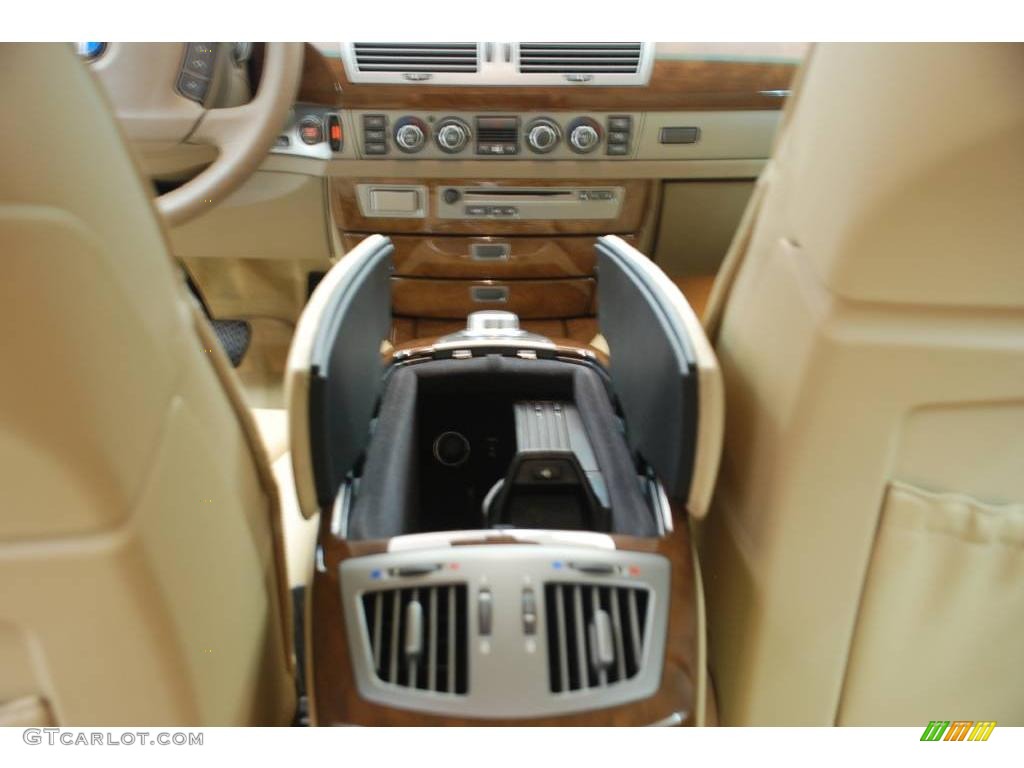 2007 7 Series 750Li Sedan - Monaco Blue Metallic / Beige photo #17