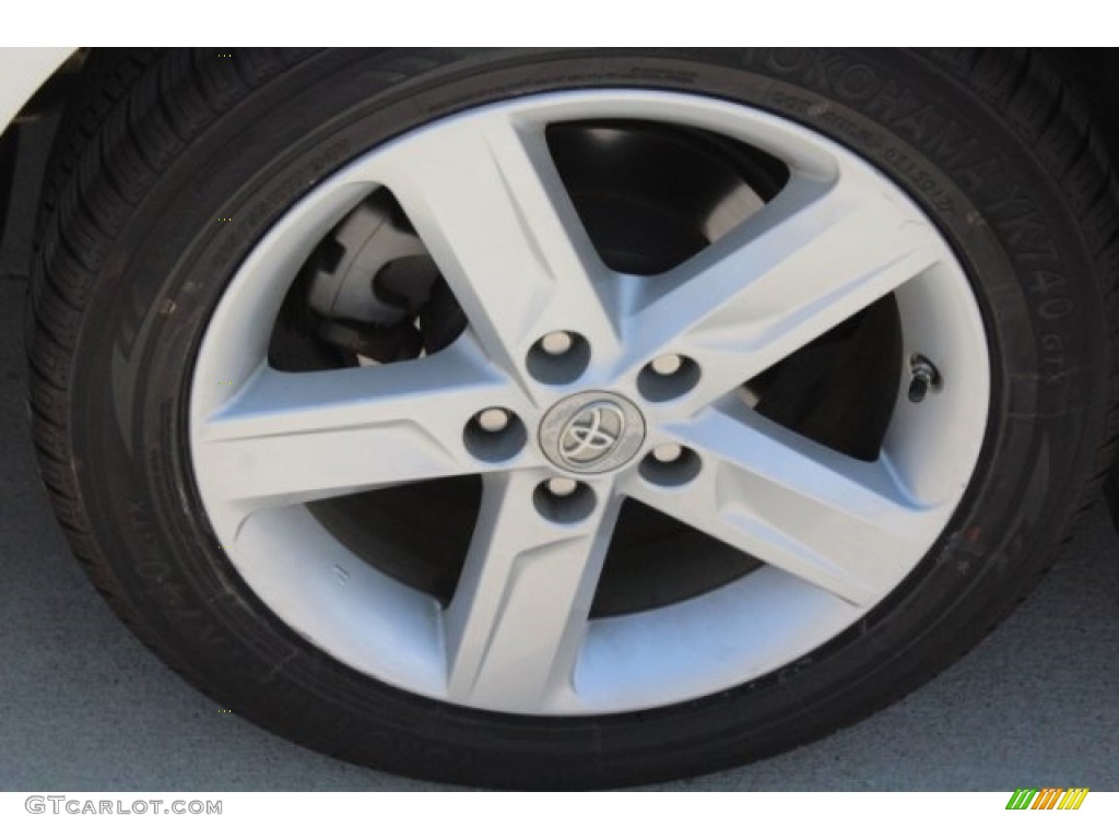 2012 Camry SE - Classic Silver Metallic / Light Gray photo #9