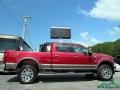 2018 Ruby Red Ford F250 Super Duty Lariat Crew Cab 4x4  photo #6