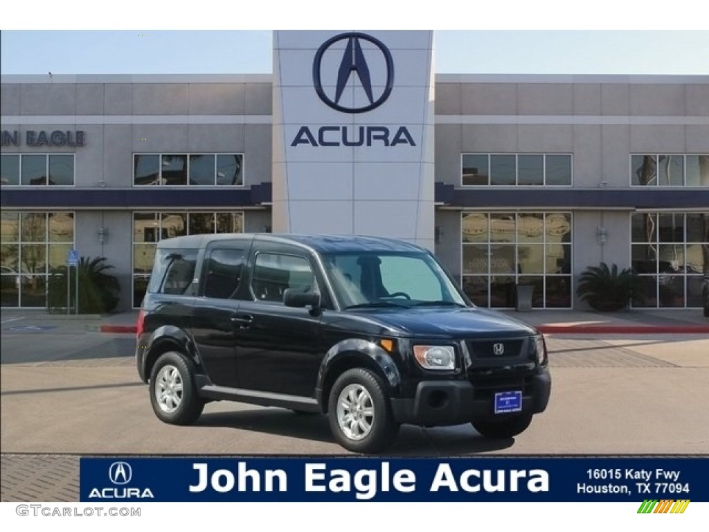 2006 Element EX-P AWD - Nighthawk Black Pearl / Black/Gray photo #1