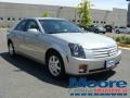 2007 Light Platinum Cadillac CTS Sedan  photo #3