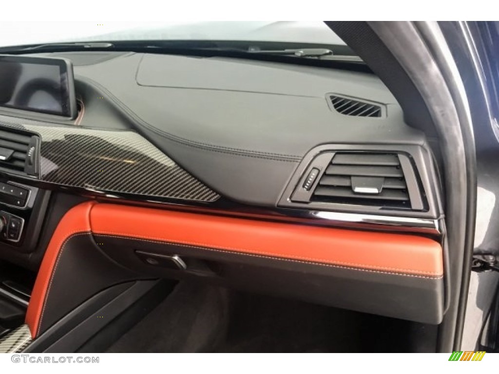 2015 M3 Sedan - Mineral Grey Metallic / Sakhir Orange/Black photo #24