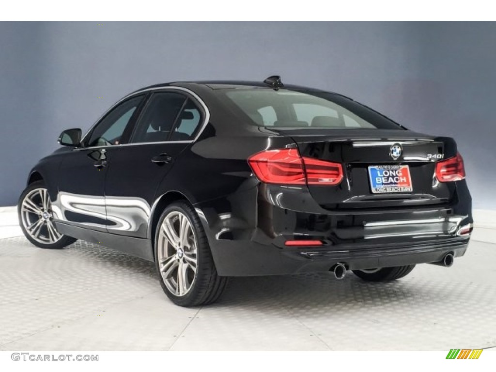 2018 3 Series 340i Sedan - Jet Black / Black photo #10