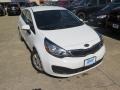 2012 Clear White Kia Rio EX  photo #2