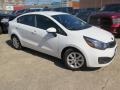 2012 Clear White Kia Rio EX  photo #3