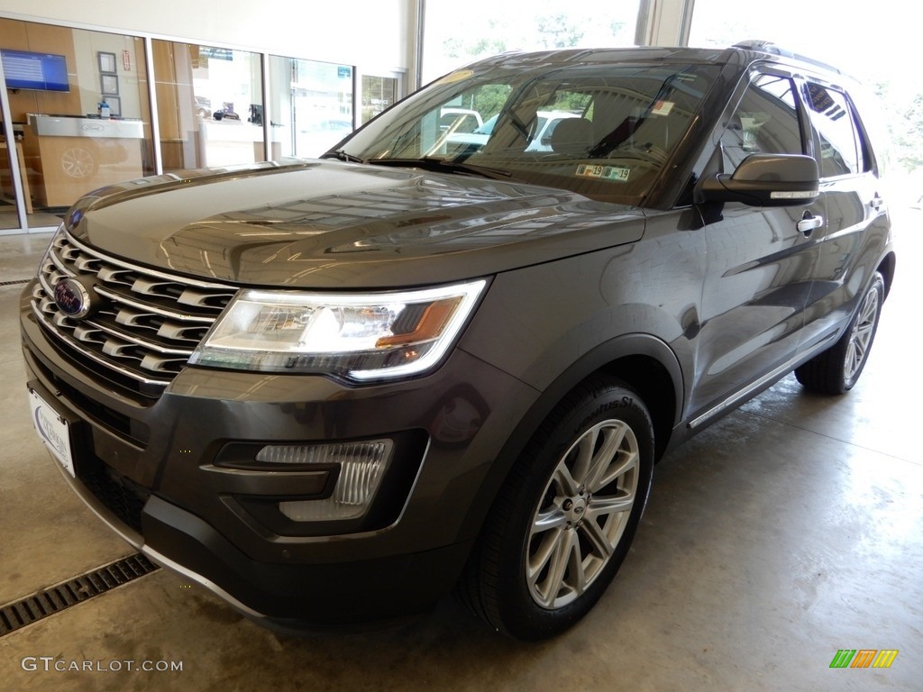 2017 Explorer Limited 4WD - Magnetic / Ebony Black photo #5