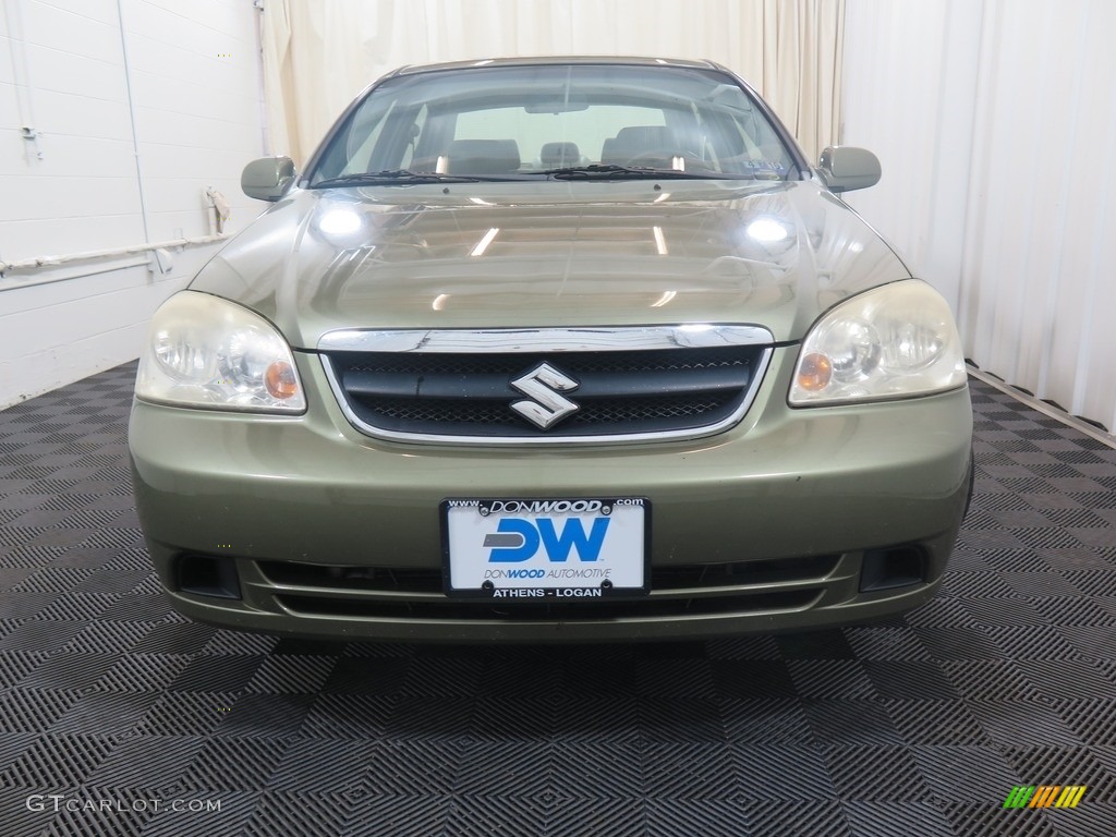2006 Forenza Sedan - Desert Green Metallic / Grey photo #4