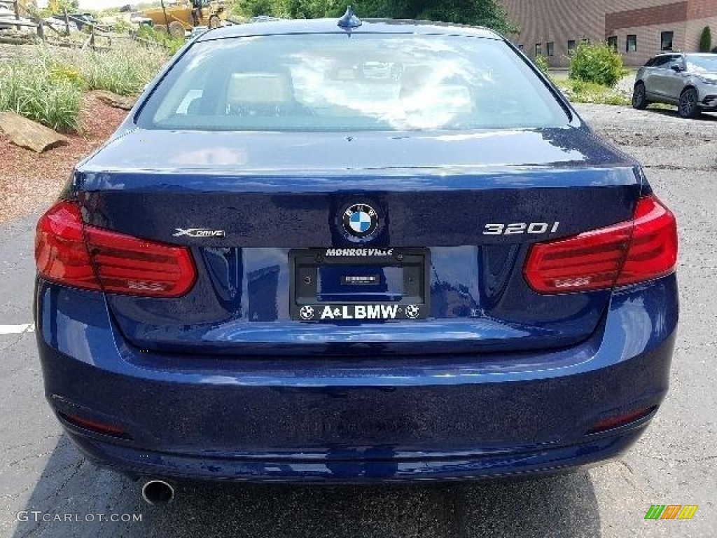 2018 3 Series 320i xDrive Sedan - Mediterranean Blue Metallic / Venetian Beige photo #7