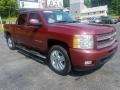 2013 Deep Ruby Metallic Chevrolet Silverado 1500 LTZ Crew Cab 4x4  photo #13