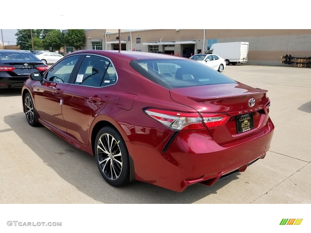 2018 Camry SE - Ruby Flare Pearl / Black photo #2