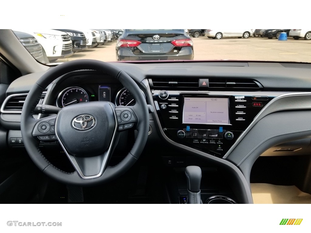 2018 Camry SE - Ruby Flare Pearl / Black photo #5