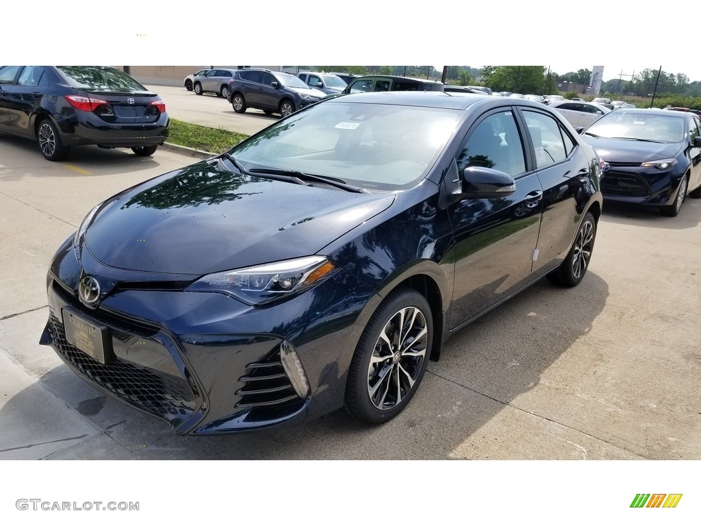 2019 Corolla SE - Galactic Aqua Mica / Black photo #1