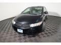 Crystal Black Pearl - Civic LX Coupe Photo No. 5