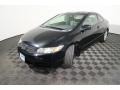 Crystal Black Pearl - Civic LX Coupe Photo No. 6