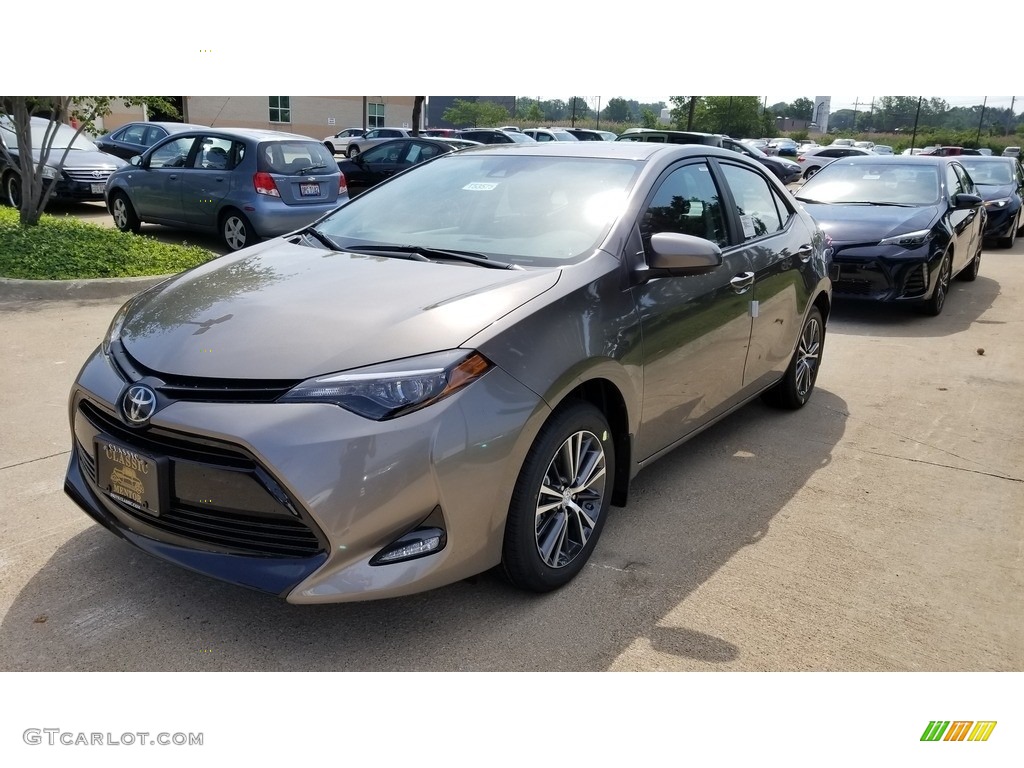 Falcon Gray metallic 2019 Toyota Corolla LE Exterior Photo #127779093