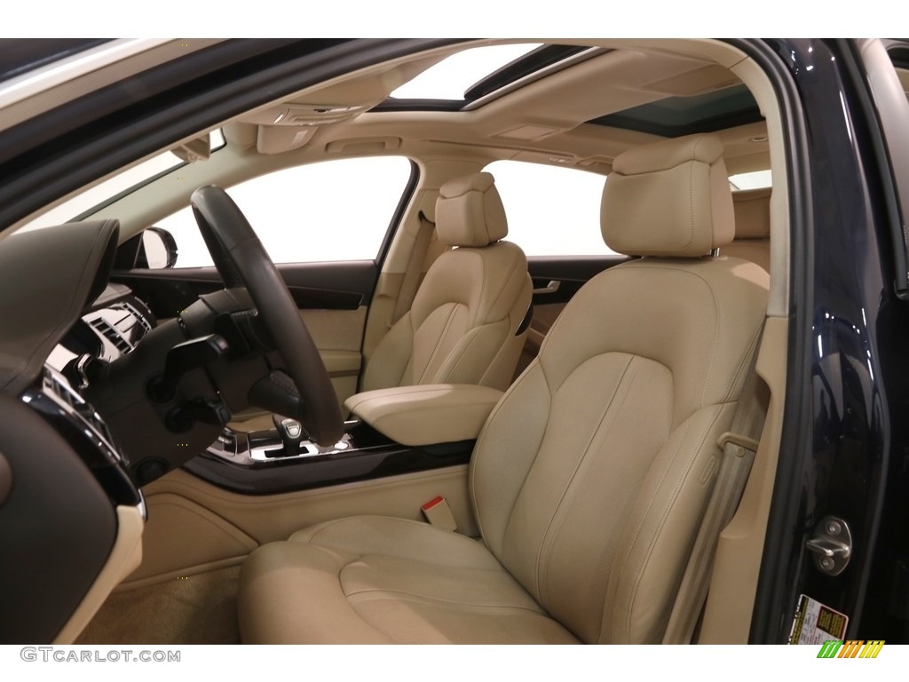 2012 A8 L 4.2 quattro - Night Blue Pearl Effect / Velvet Beige photo #6