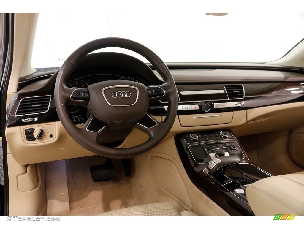 2012 A8 L 4.2 quattro - Night Blue Pearl Effect / Velvet Beige photo #7