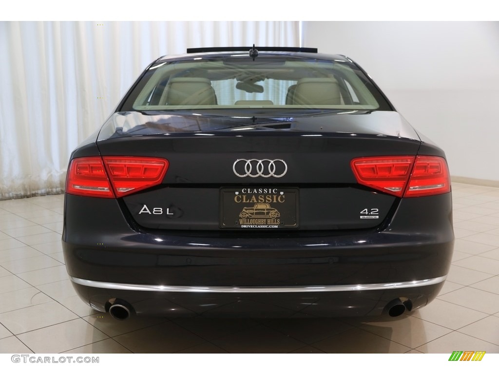 2012 A8 L 4.2 quattro - Night Blue Pearl Effect / Velvet Beige photo #29