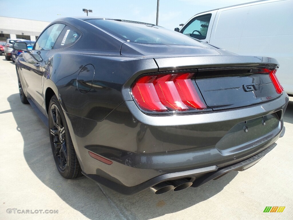 2018 Mustang GT Fastback - Magnetic / Ebony photo #3