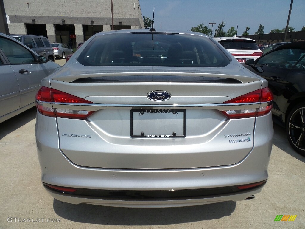 2018 Fusion Hybrid Titanium - Ingot Silver / Ebony photo #3