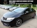 Crystal Black Pearl 2013 Honda Civic Si Sedan