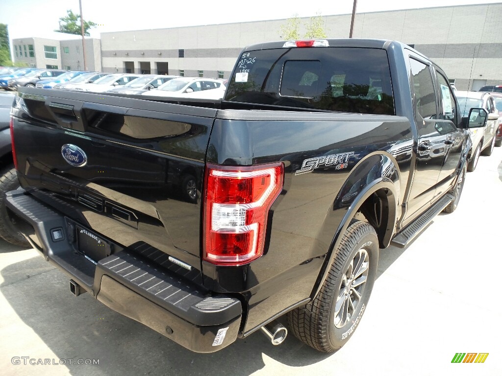 2018 F150 STX SuperCrew 4x4 - Shadow Black / Black photo #3