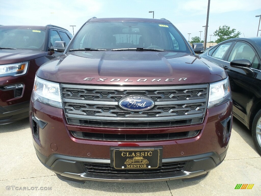 2018 Explorer XLT 4WD - Burgundy Velvet / Ebony Black photo #2
