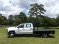 Summit White - Silverado 3500HD Work Truck Crew Cab 4x4 Chassis Photo No. 2